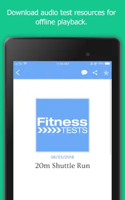 Fitness Tests android App screenshot 3