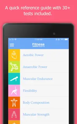 Fitness Tests android App screenshot 5